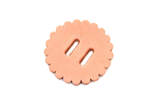 V-Twin Manufacturing Natural Leather Concho Rosette 2",Y - additional view 2