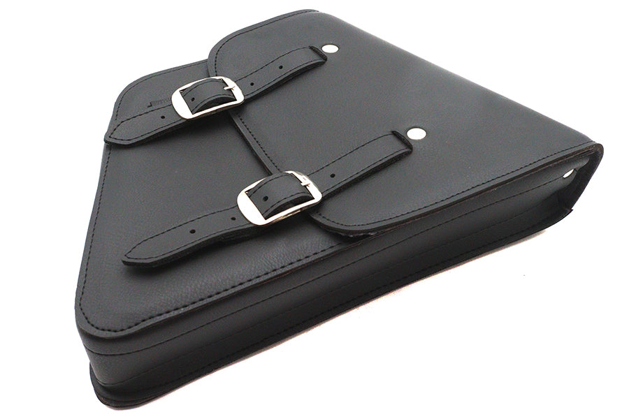 Ultima Black Cowhide Two Buckle Saddlebag Right Side - additional view 2