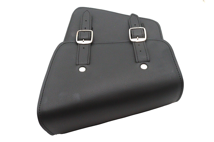 Ultima Black Cowhide Two Buckle Saddlebag Right Side - additional view 3