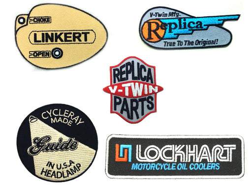 V-Twin Manufacturing Cloth Patch Set Series 4