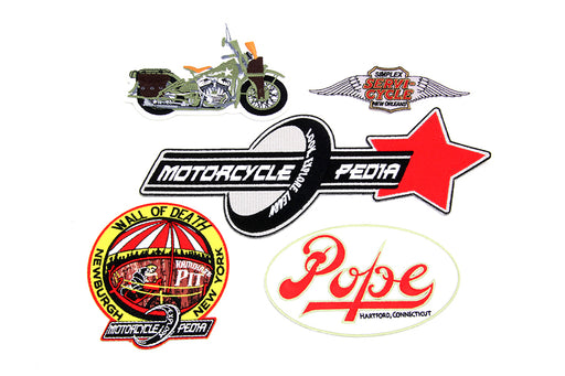 V-Twin Manufacturing Cloth Patch Set Series 13