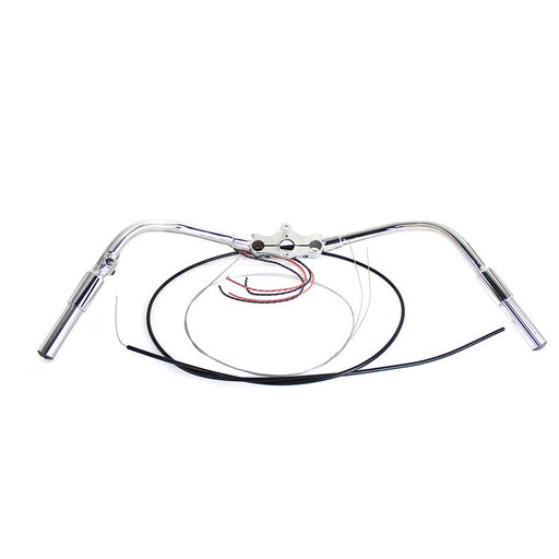 Spring Fork Handlebar Assembly Chrome - V-Twin 49-0032