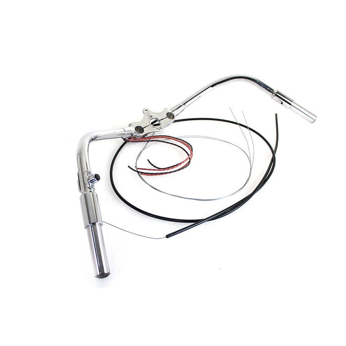 Spring Fork Handlebar Assembly Chrome - V-Twin 49-0032