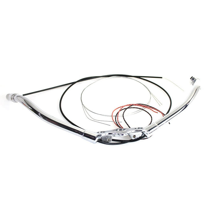 Spring Fork Handlebar Assembly Chrome - V-Twin 49-0032