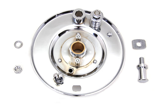 V-Twin Manufacturing Front Brake Backing Plate Chrome