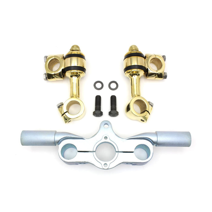 Flanders Spring Fork Riser/Tree Kit - V-Twin 49-0093