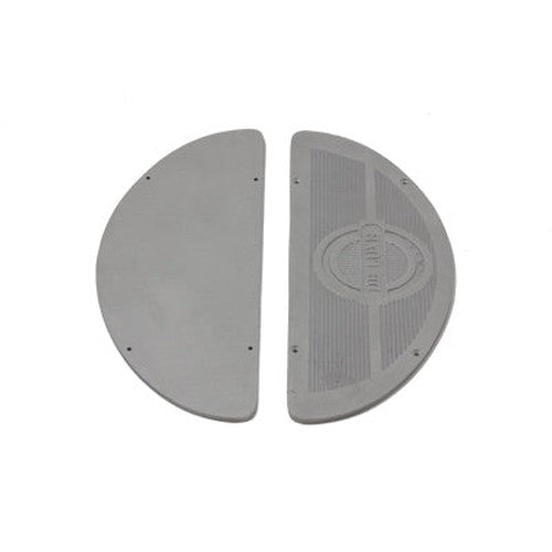 Deluxe Footboard Insert Aluminum - V-Twin 49-0376
