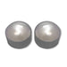 Auxiliary Seat Spring Dome Cover Set Polished - V-Twin 49-0449