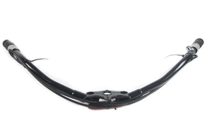 V-Twin Manufacturing Inline Spring Fork Handlebar Assembly Black