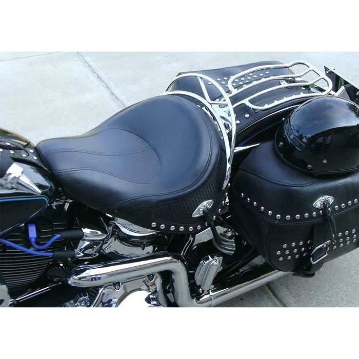 Chrome Solo Seat Handrail - V-Twin 49-0717 - Big Twin 1997-2012
