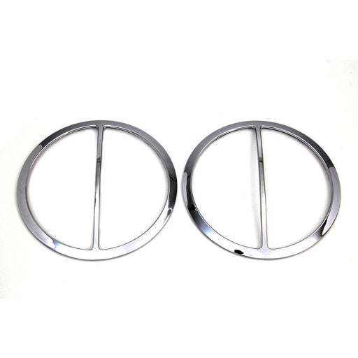 Chrome Cross Bar Front Speaker Grill Set - American Dresser 77542 - Twin Cam Touring 2014+