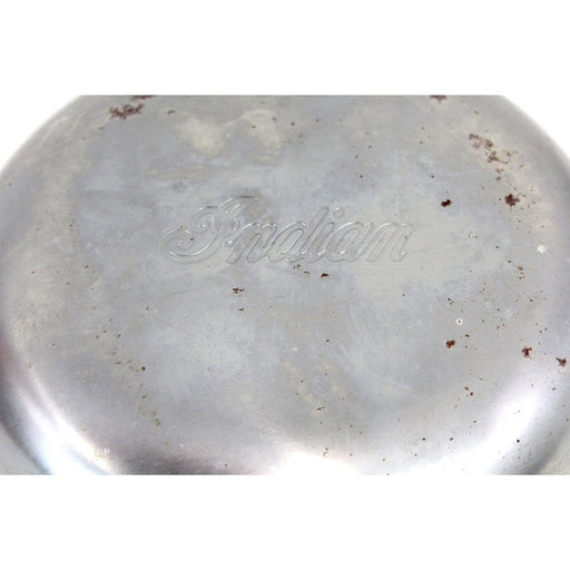 7 Script Air Cleaner Cover Raw - V-Twin 49-0787