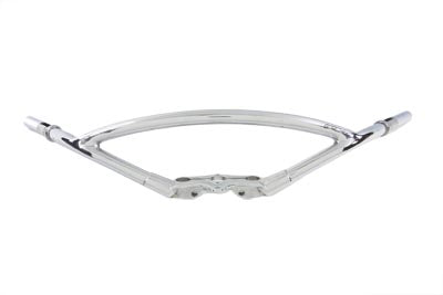 V-Twin Manufacturing Chrome Hollywood Style Inline Handlebars