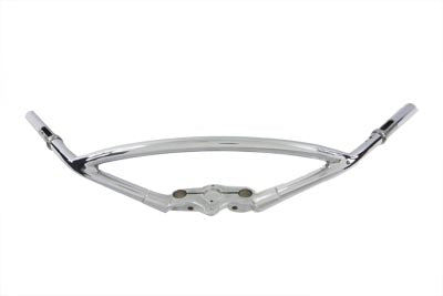 V-Twin Manufacturing Chrome Hollywood Style Inline Handlebars - additional view 2