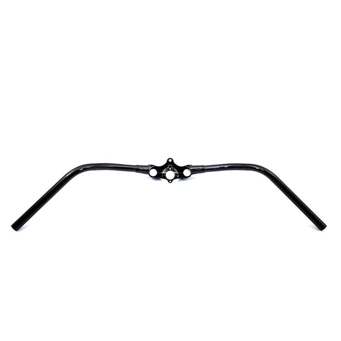 Offset Spring Fork 1 Handlebar Black - V-Twin 49-0897
