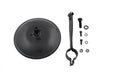 V-Twin Manufacturing Replica 5 Round Mirror Black