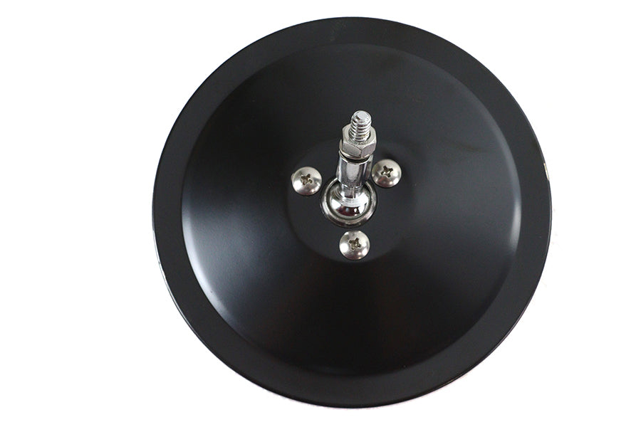 V-Twin Manufacturing Replica 5 Round Mirror Black - additional view 4