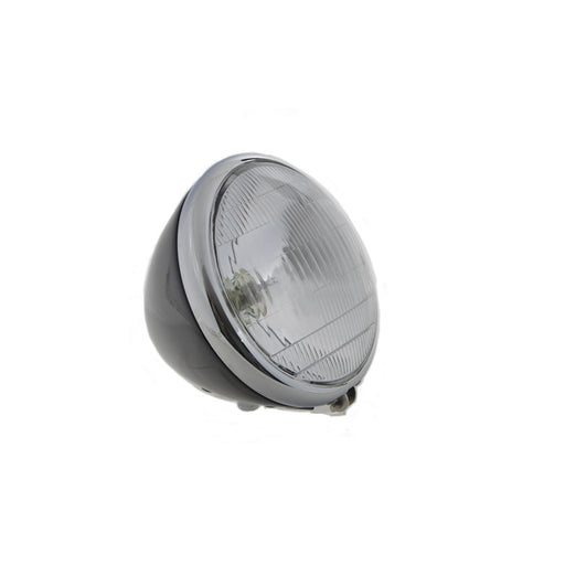 6-1/2 Spring Fork 6 Volt Headlamp Black - V-Twin 49-0921 - OEM 67701-35