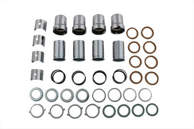 V-Twin Manufacturing UL-ULH Valve Cover Set Zinc