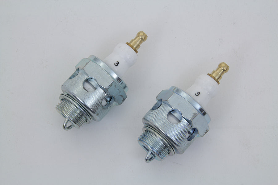 V-Twin Manufacturing Replica 18mm Spark Plug Set - additional view 3