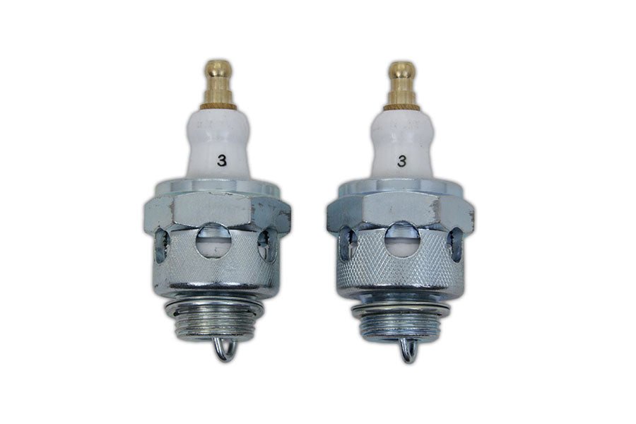 V-Twin Manufacturing Replica 18mm Spark Plug Set - additional view 4