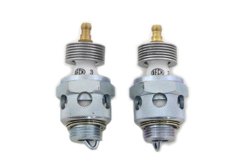 V-Twin Manufacturing 18mm Beck Spark Plugs with Cool Fin Set