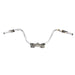 WR Hillclimber Spring Fork Inline Handlebar Raw - V-Twin 49-0998