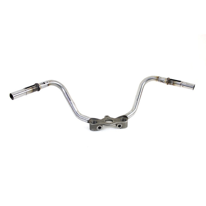 WR Hillclimber Spring Fork Inline Handlebar Raw - V-Twin 49-0998