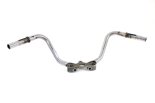 V-Twin Manufacturing WR Hillclimber Spring Fork Inline Handlebar Raw - additional view 2