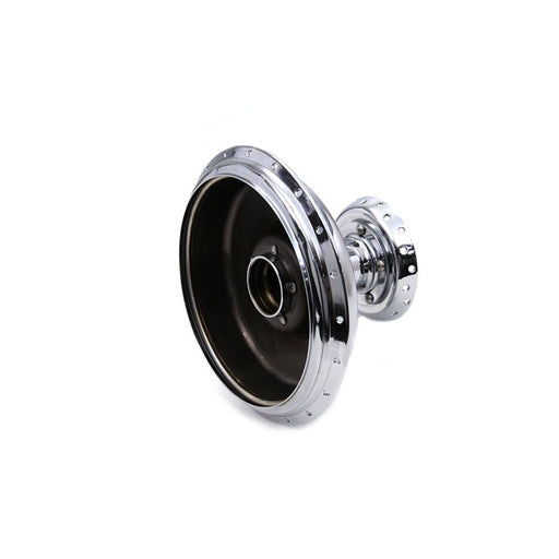 Front Wheel Hub and Brake Drum Chrome - V-Twin 49-1277