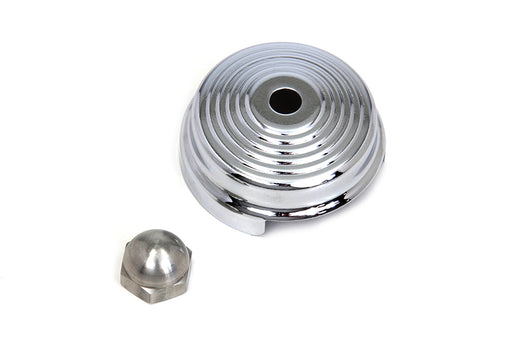 V-Twin Manufacturing Chrome Spring Fork Damper Cover - additional view 2