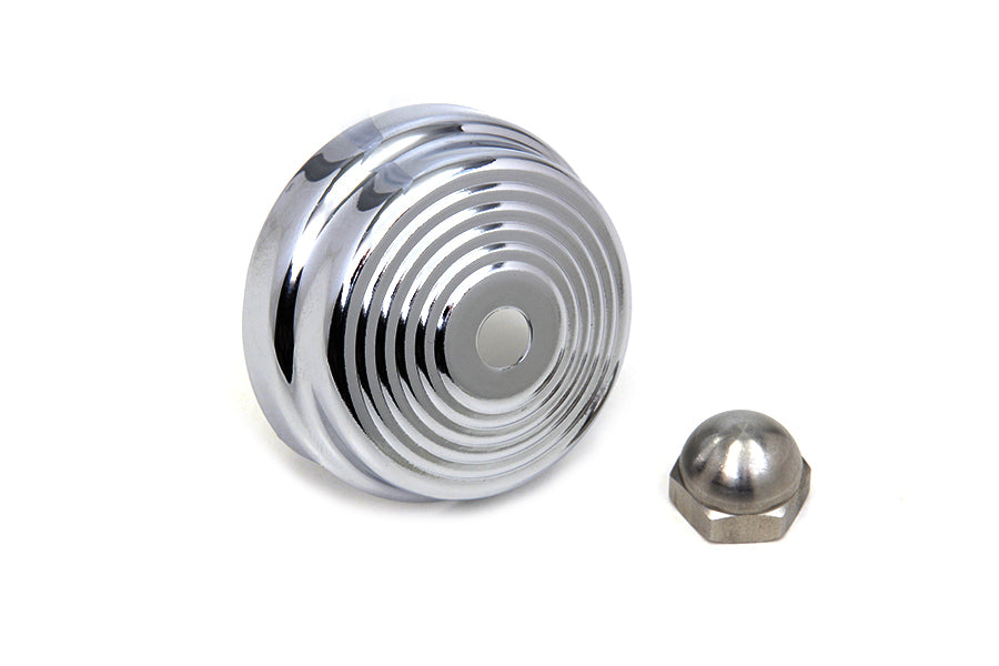 V-Twin Manufacturing Chrome Spring Fork Damper Cover - additional view 4