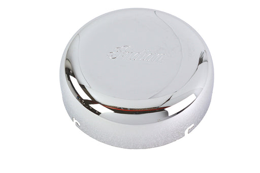V-Twin Manufacturing 7 Script Air Cleaner Cover Chrome