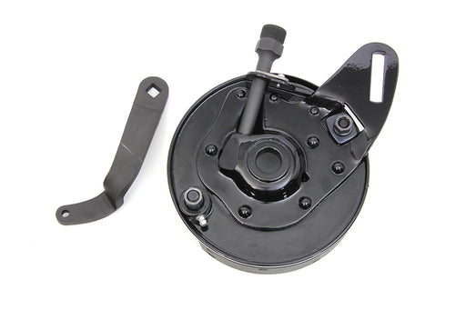 V-Twin Manufacturing 45 Black Rear Brake Backing Plate Assembly