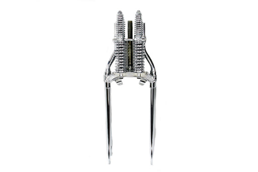 V-Twin Manufacturing Factory Sample 18 Spring Fork Assembly Chrome