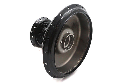 V-Twin Manufacturing Factory Sample Front Wheel Hub and Brake Drum Black - additional view 2