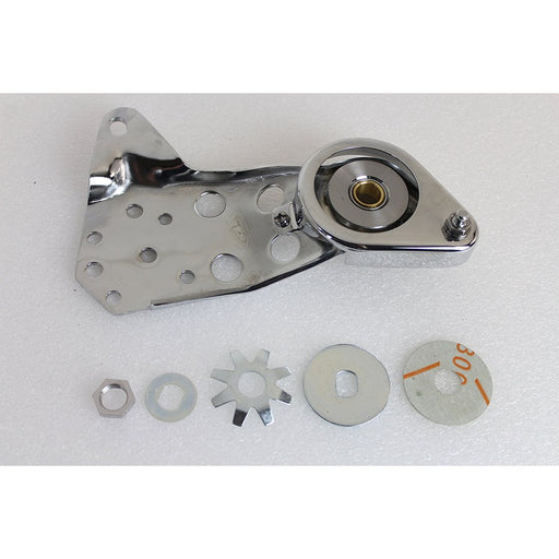 Rocker Foot Clutch Bracket Chrome - V-Twin 49-2529