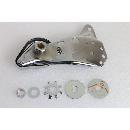 Rocker Foot Clutch Bracket Chrome - V-Twin 49-2529