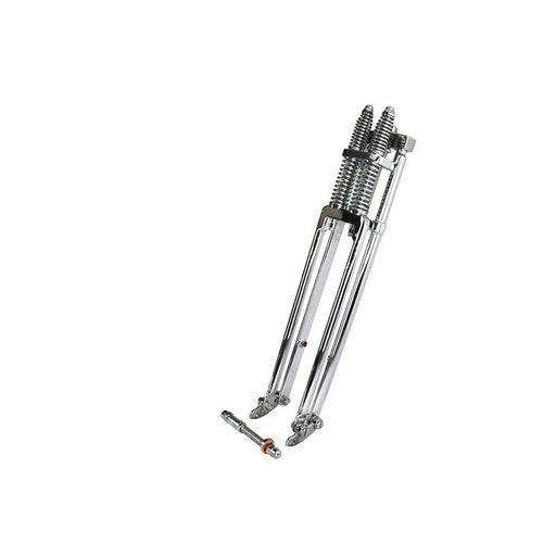 D+D Narrow Spring Fork Assembly Chrome 21",Y - V-Twin 49-3118 - Big Twin 0+