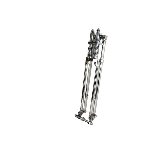 D+D Narrow Spring Fork Assembly Chrome 23",Y - V-Twin 49-3119 - Big Twin 0+