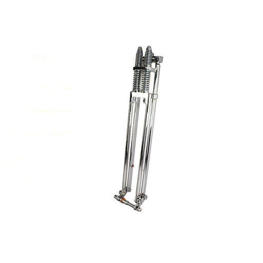 D+D Narrow Spring Fork Assembly Chrome 27",Y - V-Twin 49-3121 - Big Twin 0+