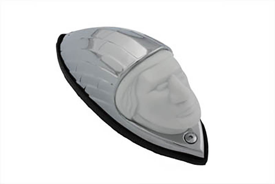 V-Twin Manufacturing Replica Indian Face Front Fender Lamp - additional view 2
