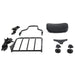 Gloss Black Sissy Bar and Rack - V-Twin 50-0023 - Big Twin 2009-2021