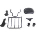 Gloss Black Sissy Bar and Rack - V-Twin 50-0023 - Big Twin 2009-2021