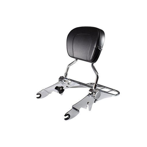 Chrome Sissy Bar and Rack - V-Twin 50-0026 - Twin Cam Softail 2000-2006