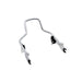 Shorty Detachable Sissy Bar Chrome - Wyatt Gatling 81028 - OEM 52610-09A - Twin Cam Touring 2009+