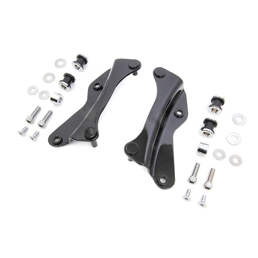 Detachable 4 Point Docking Hardware Kit Black - Wyatt Gatling 80246B - OEM 52300354 - Twin Cam Touring 2014+