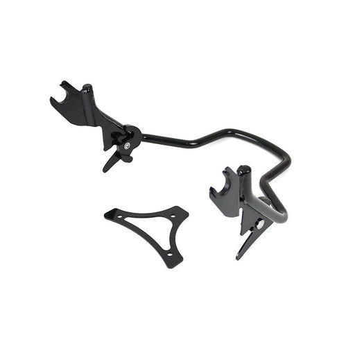 Shorty Detachable Sissy Bar Black - Wyatt Gatling 80195 - OEM 54248-09A - Twin Cam Touring 2009+