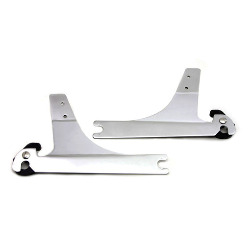 Sissy Bar Detachable Side Plates - Wyatt Gatling 086067 - OEM 53543-95A - Big Twin 1996-2001