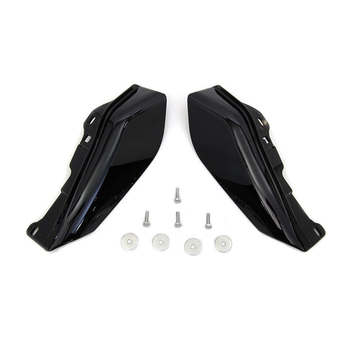 Mid Frame Cover Air Deflector Kit Black - Wyatt Gatling 090527 - OEM 58002-09A - Twin Cam Touring 2009+